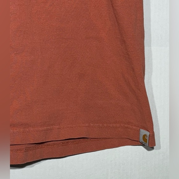 Carhartt Loose Fit T- Shirt Men's Size XLarge Orange - Picture 3 of 8